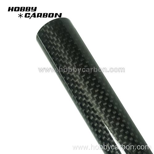 Real 3K Carbon Fiber Tubes Round